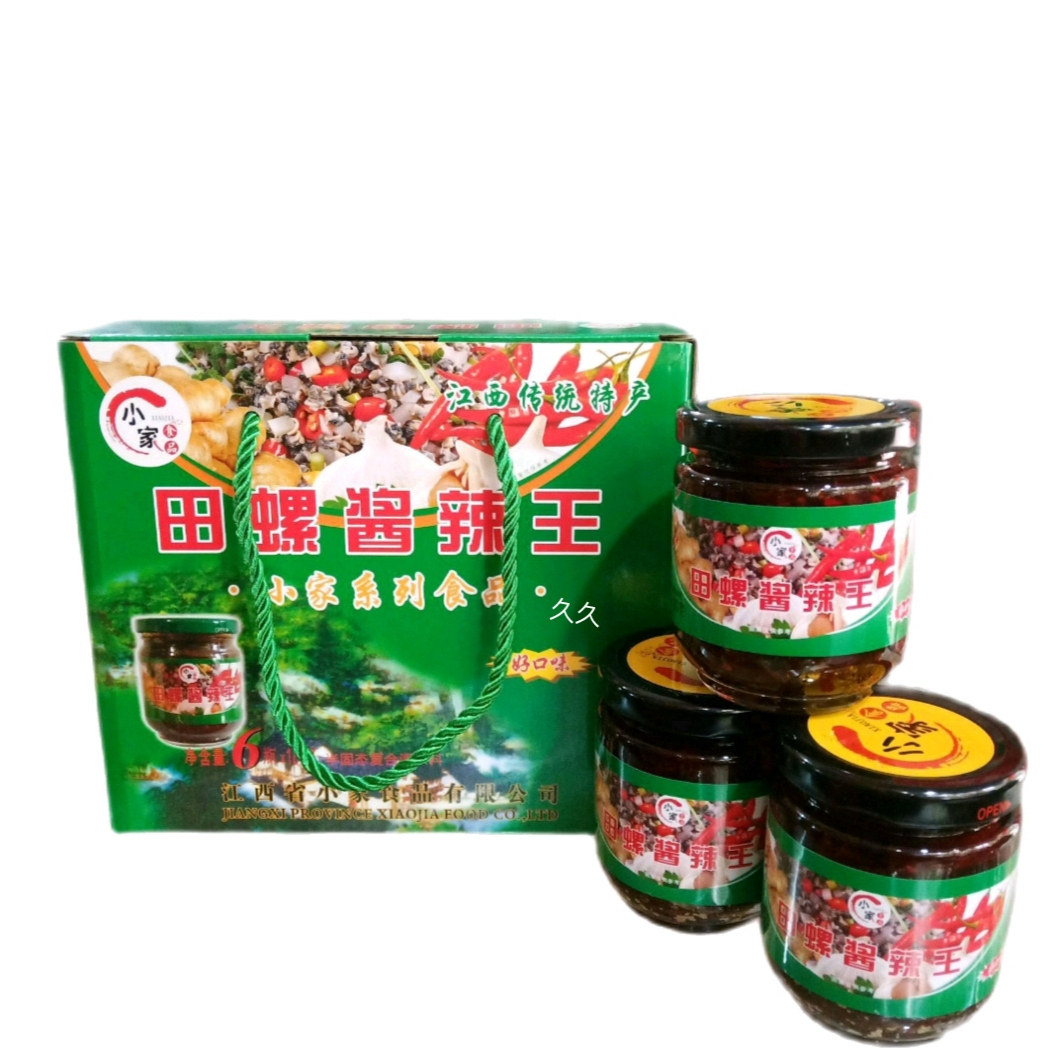 江西特产辣椒酱小家田螺酱
