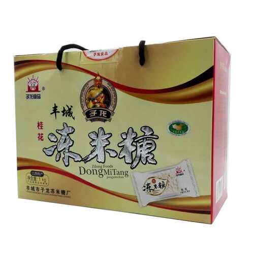 桂花味江西冻米糖子龙零食糕点