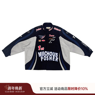 MIICHOUS米丘寺 无限车手3.3满刺绣赛级发热棉里赛车棉服夹克外套