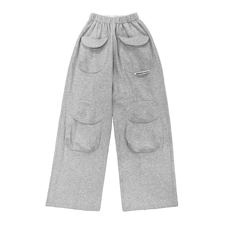 重磅加绒日常宽松廓形卫裤