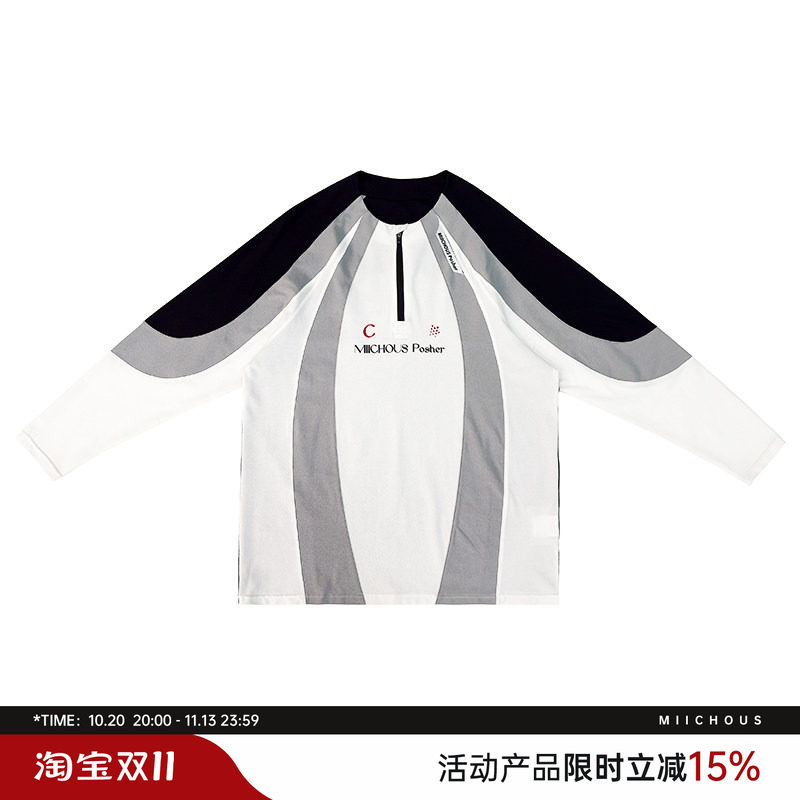 MIICHOUS米丘寺 云雾森林6.1 抗菌透气珠地防晒速干运动长袖T恤