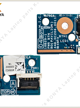 适用惠普 X360 11-AD 14-BA 15-BR TPN-W124 W125 W126 开关小板