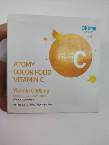 艾多美维生素vc粉90条补充维他命C调节免疫力atom美韩国代购正品