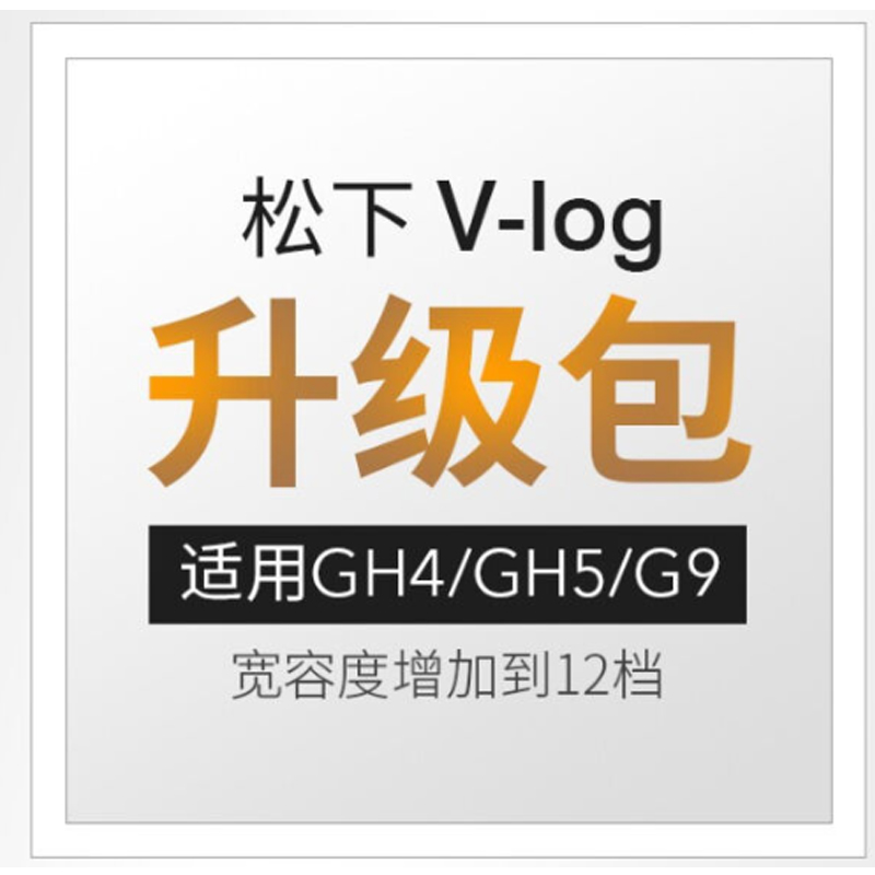 松下DMW-SFU1GK GH4/GH5/FZ2500相机软件V-Log L功能升级密钥vlog