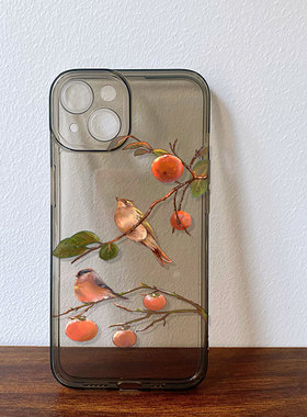 喜上枝头iPhone17苹果16promax手机壳15plus小米13红米k80华为mate60荣耀400适用opporeno12防摔vivoiqooneo9