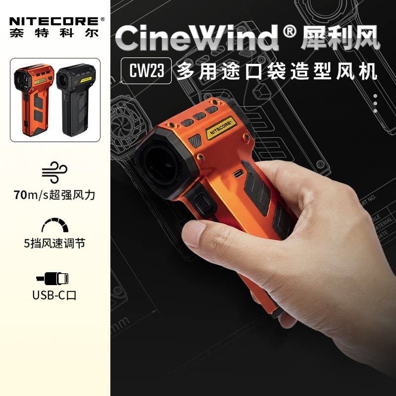奈特科尔CW23吸吹一体便携风机图片