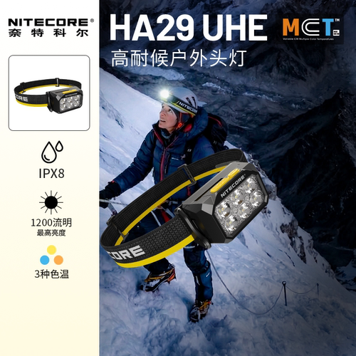 奈特科尔HA29UHE户外高耐候头灯