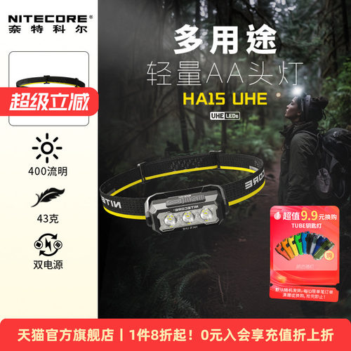 户外头灯奈特科尔HA15UHE多用途