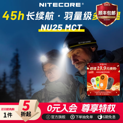 奈特科尔NU25/NU25UL户外头灯
