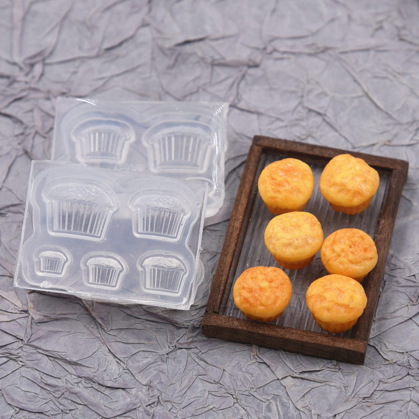 粘土微缩食玩蛋糕DIY模具图片