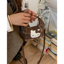 小众复古可爱手提包包女式 秋冬单肩包休闲百搭斜挎饺子包 2025新款