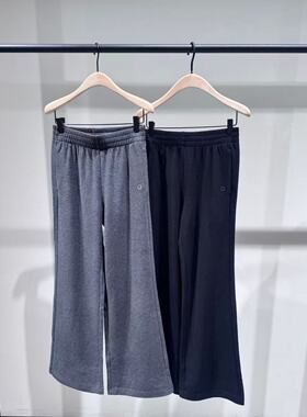 【acti系列】正品运动裤2025冬新品双面绒微喇阔腿裤MBE4PAT028