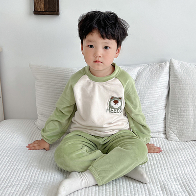 爱吉婴海岛绒休闲海岛绒秋冬保暖