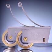 卫生间推拉门加强不锈钢铜轮滑轮浴室移门下轮浴室隔断门凸轮配件