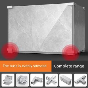 铝合金直角保护器玻璃夹瓦鱼缸蔬菜池花盆铝合金扣固定夹加厚