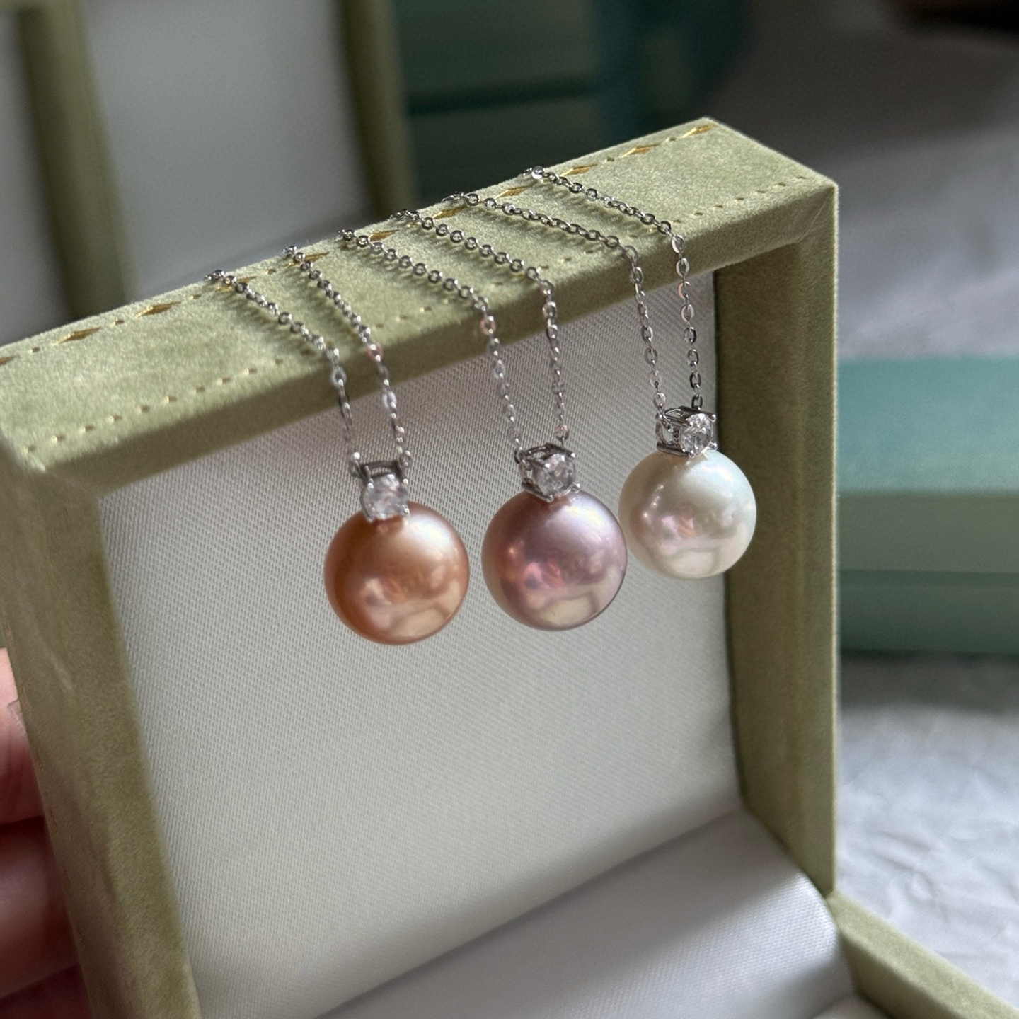 经典戴妃款爱迪生淡水珍珠项链女