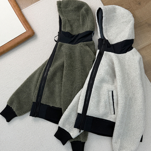 宽松保暖飞行夹克外套 Simcoe系列女士羊羔绒连帽衫 非市场货 经典