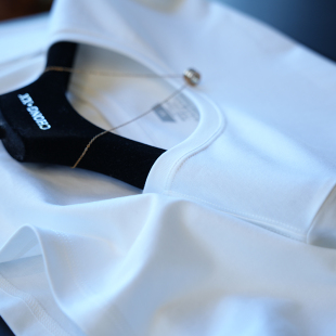 女士内搭正肩圆领纯色上衣T恤789P 打底衫 虫小小 2023秋冬纯棉长袖