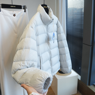 A87Q 外套冬季 热销爆款 95白鸭绒立领泡芙排骨羽绒服女面包服短款