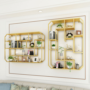 壁挂置物架墙上书架墙储物柜卧室墙面创意格子客厅酒架吊柜墙壁柜