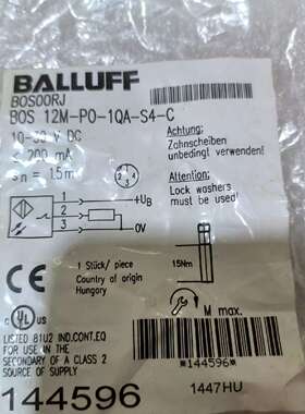 BALLUFF巴鲁夫 BOS00RJ BOS 12M-P0--议价；