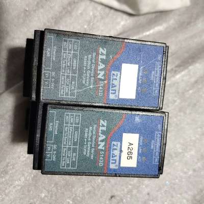 卓岚ZLAN5143D串口服务器，型号如图实拍