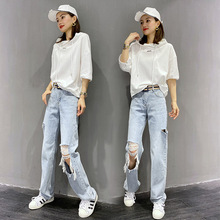 连帽薄款卫衣欧洲站女装2020新款夏装欧货潮韩版宽松白色短袖上衣