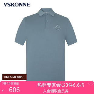T恤 VSKONNE威斯康尼商场同款 POLO衫 棉修身 翻领短袖