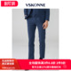 VSKONNE威斯康尼男西裤 意大利VBC进口100%羊毛面料蓝色薄西裤