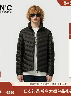 【大牌直降】CNC男装冬季新款黑色轻薄羽绒服经典无缝锁绒90绒
