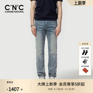 复古水洗牛仔裤 CNC男装 26早春新款 男士 子 直筒微弹裤