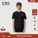 24夏季 新款 凉感透气品牌字母LOGO印花休闲短袖 CNC男装 男士 圆领T恤