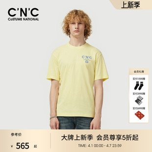男士 CNC男装 26夏季 新款 T恤纯棉潮流青年圆领短新秩序系列 短袖