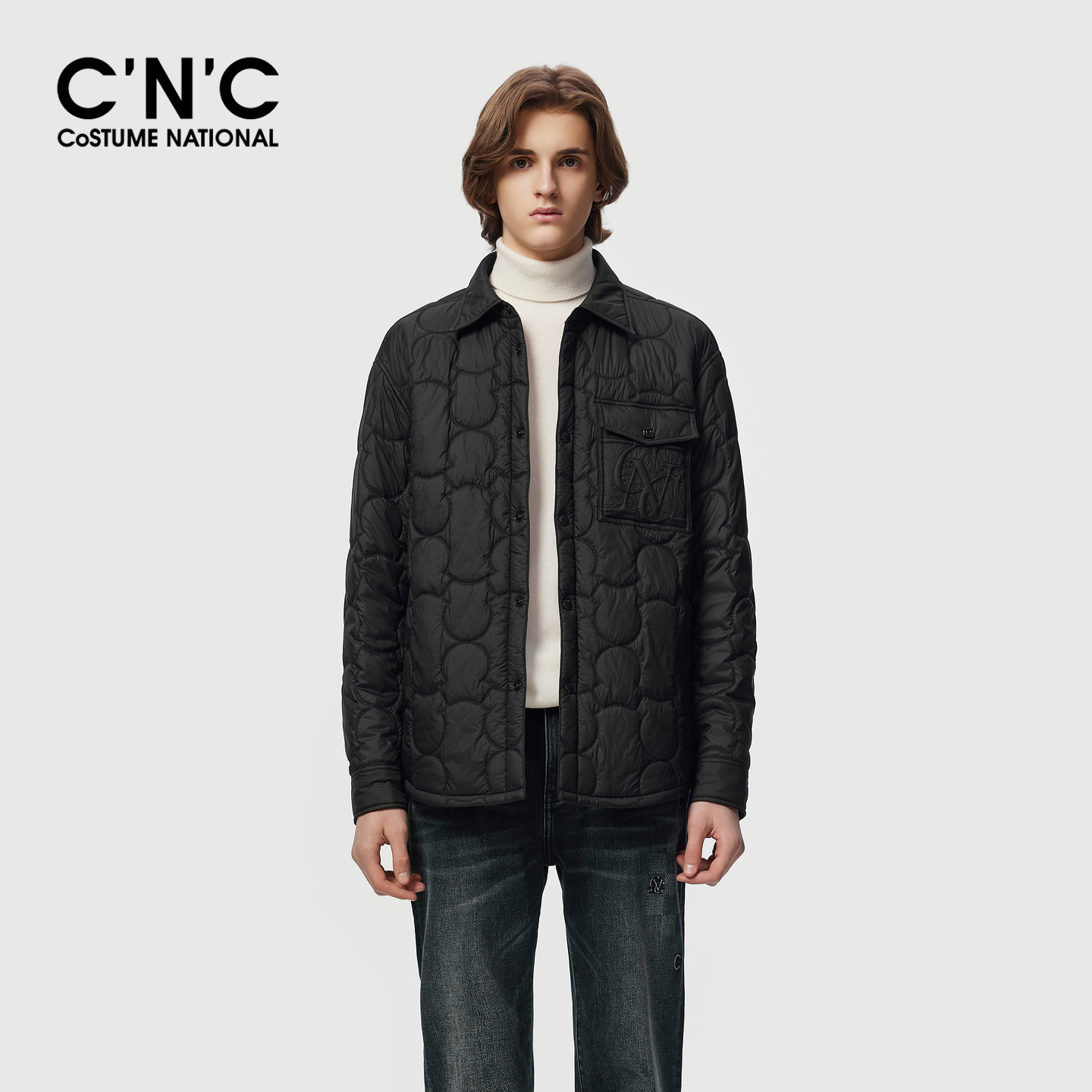 CNC男装26秋季新款短款棉服外套男士秋季新款夹克