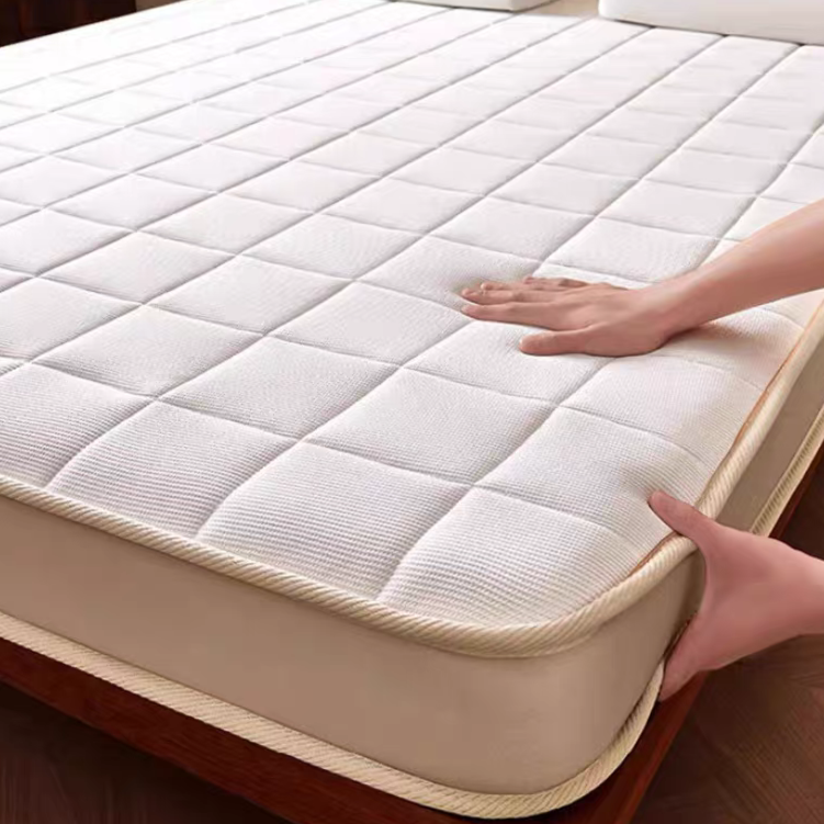 超厚纯天然S型精细黄麻床垫乳胶护脊儿童家用卧室榻榻米薄硬床垫