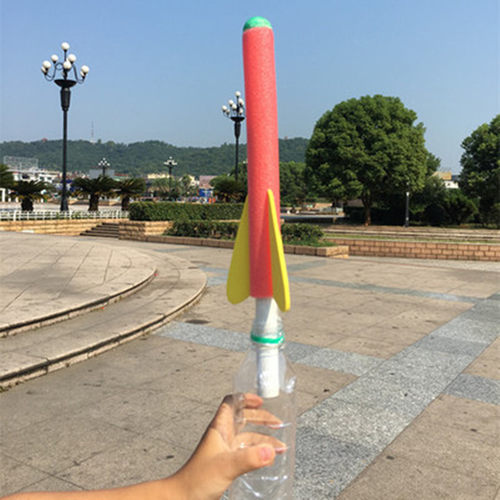 下架-科技小制作学生手工发明自制喷气式航模实验器材空气火箭