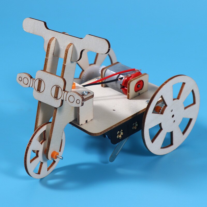 小学生科技小制作手工创新作品科学实验stem玩具电动三轮车模型