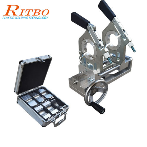 瑞泰博ritbo便携式塑料管110V热熔对接焊机PPH迷你PVDF高空娃娃机