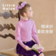 木耳边打底衫 LittleNaive针织衫 羊腿袖 毛衣女童法式 儿童秋季 新款
