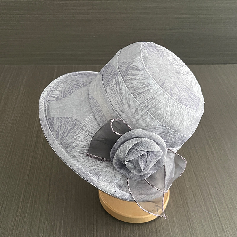 春夏中老年人帽子女妈妈遮阳帽薄凉帽防晒盆帽夏季奶奶透气太阳帽