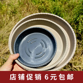 仿石透气托盘垫底座花盆托盘接水圆形家用厚加深树脂环保无异味