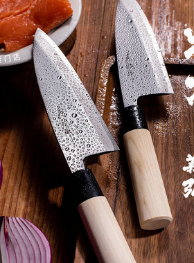 山脇/義弘出刃柳刃/日本进口山胁乡右马允义弘安莱钢手工锻打贴钢