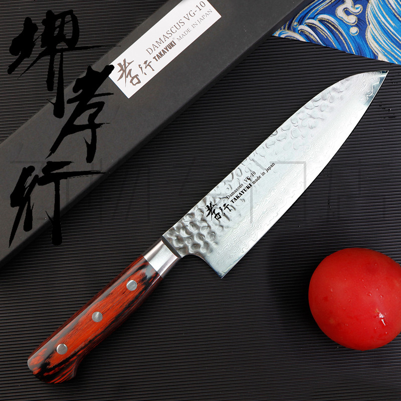 日本进口现货堺孝行/33层大马士革VG10三德180mm/厨刀菜刀
