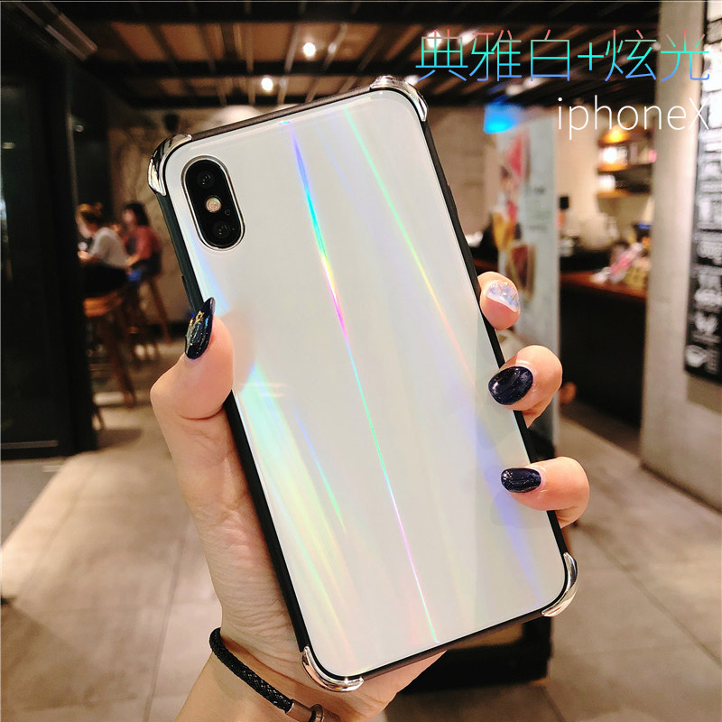 iphonex²£Á§ÊÖ»ú¿Ç6pÆ»¹ûx³±ÅÆ7plusÅ®¿î8xпîiphoneÁùÆß°Ë¶¶Òôͬ¿îÍøºì6spÄÐìſἫ¹âiÈ«°ü·Àˤ¹è½º³±ÄÐ10