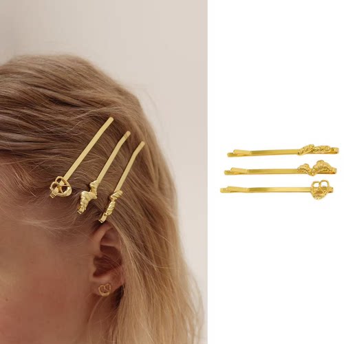 精致好看百搭原创设计边夹