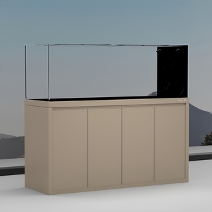 鱼缸客厅2025新款底滤龙鱼缸龙缸极窄侧溢流客厅1米2底滤缸吉罗缸