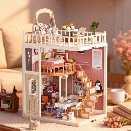超级世界diy小屋拼装小房子模型
