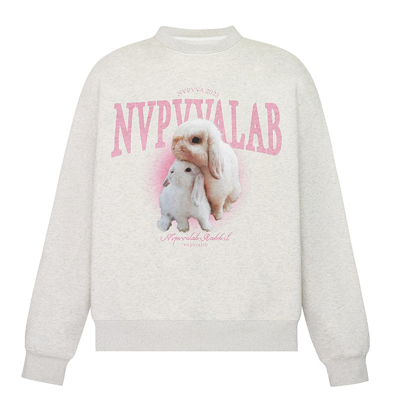 NVPVVA兔子加绒宽松卫衣