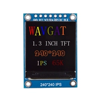 1,3 дюйма цветового дисплея 7 стежков