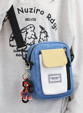 儿童斜挎包男童夏天潮帅气小挎包女孩外出游玩背包男孩轻便手机包